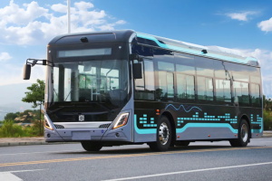 搭载诸多“黑科技”中车电动全新一代低地板公交来了!