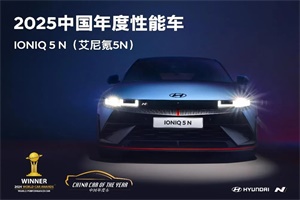 电力全开!现代IONIQ 5 N斩获2025中国年度性能车