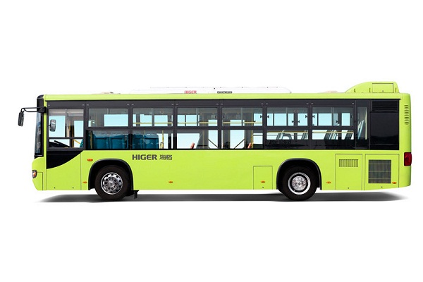 海格KLQ6109GAHEVE5EB公交车（柴油/电混动国五24-39座）